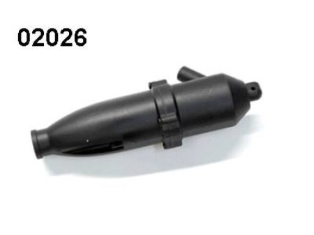 004-02026 02026 resonantiebuis onderdelen Leopard Nitro buggy